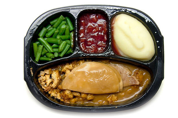 microwave-turkey-tv-dinner-with-three-sides-picture-id118265933