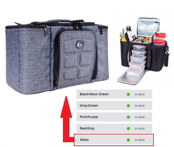 v446977 6 pack fitness expert innovator 300 bag grey color 1