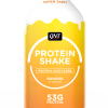 protein shake glass bottle flavour banana 1