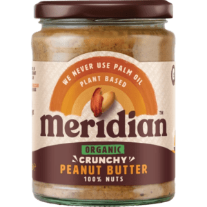 Meridian Organic Crunchy Peanut 470g front 540x